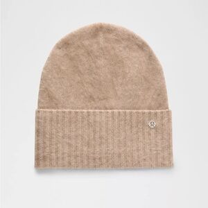lululemon athletica Taupe Ribbed Cuff Beanie